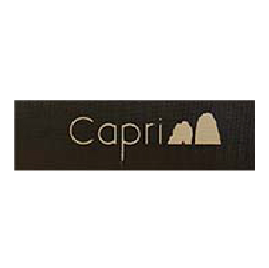 Capri tobacco pipe manufacturer logo at Pap's Cigar Co. in Lynchburg, Virginia