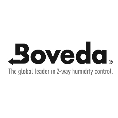 Bovedo humidity control logo at Pap's Cigar Co. in Lynchburg, Virginia